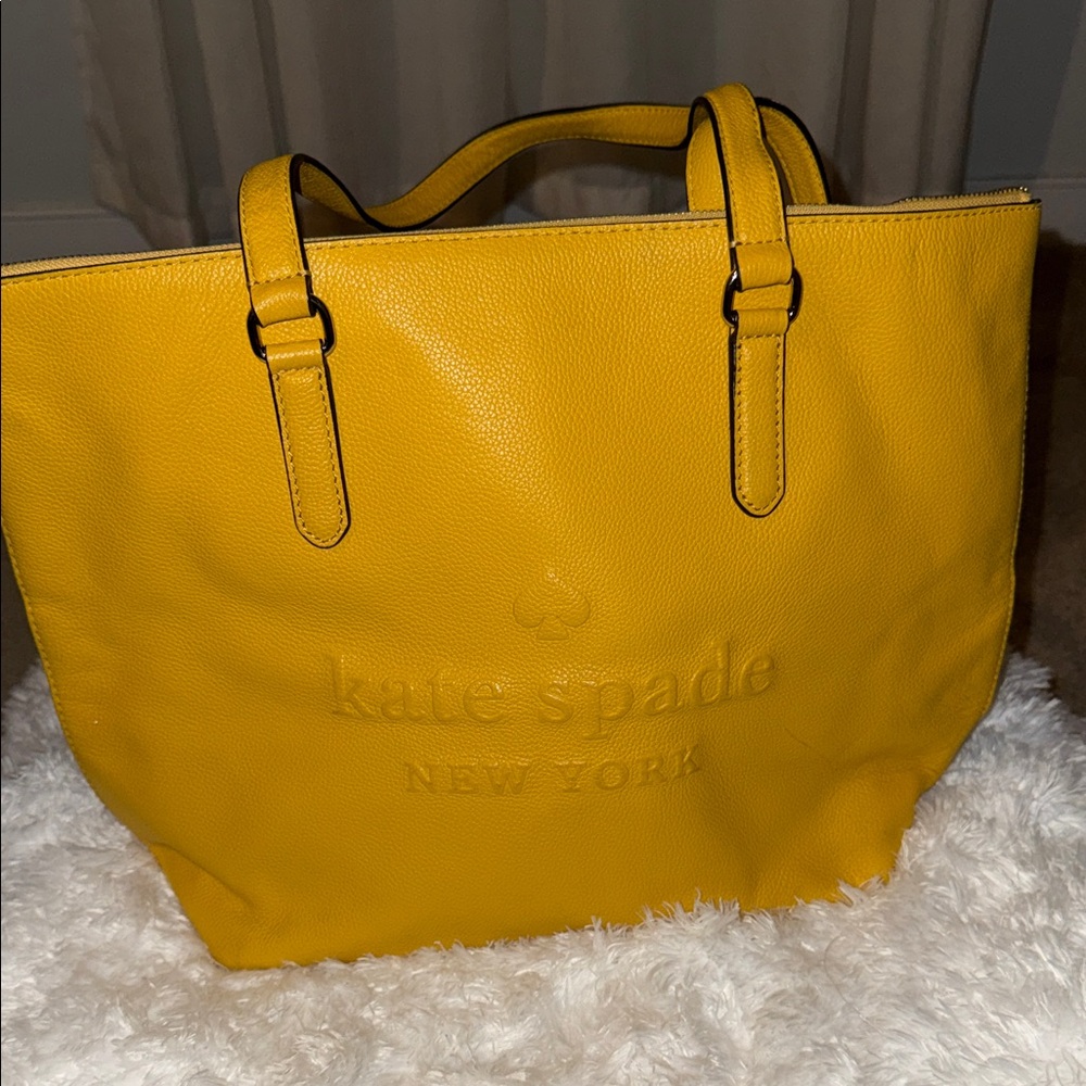 Kate Spade Mustard Yellow Tote